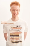 Koszulka personalizowana męska Sterta książek