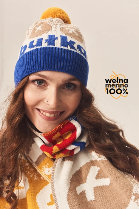 Czapka zimowa wełniana Bułka