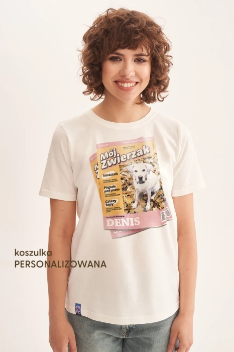Koszulka personalizowana Mój zwierzak damska