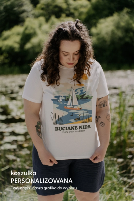 Koszulka personalizowana Wczasy damska - nadruk przód