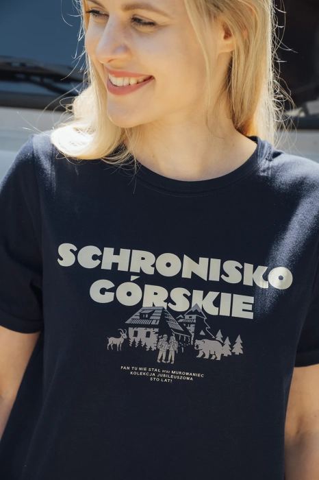 Schronisko górskie koszulka damska