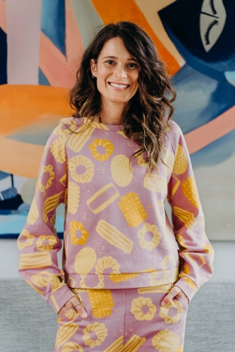 Bluza żakardowa Ciastka AIV01200.webp