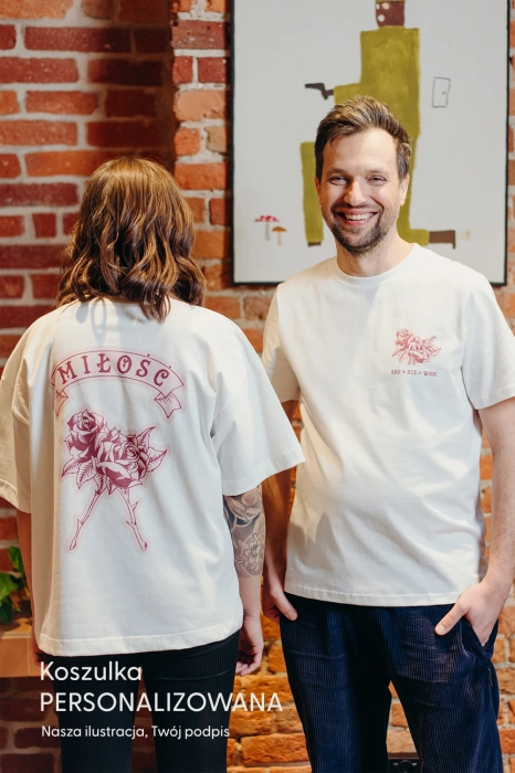 Koszulka PERSONALIZOWANA MIŁOŚĆ męska