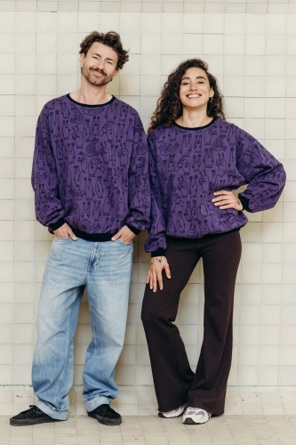 Bluza Żakardowa uniseks Przekrój Pan tu nie stał AIV00415 copy.webp