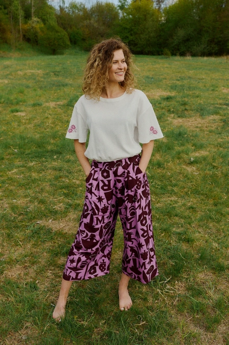 Spódnico-spodnie Rytm różowe