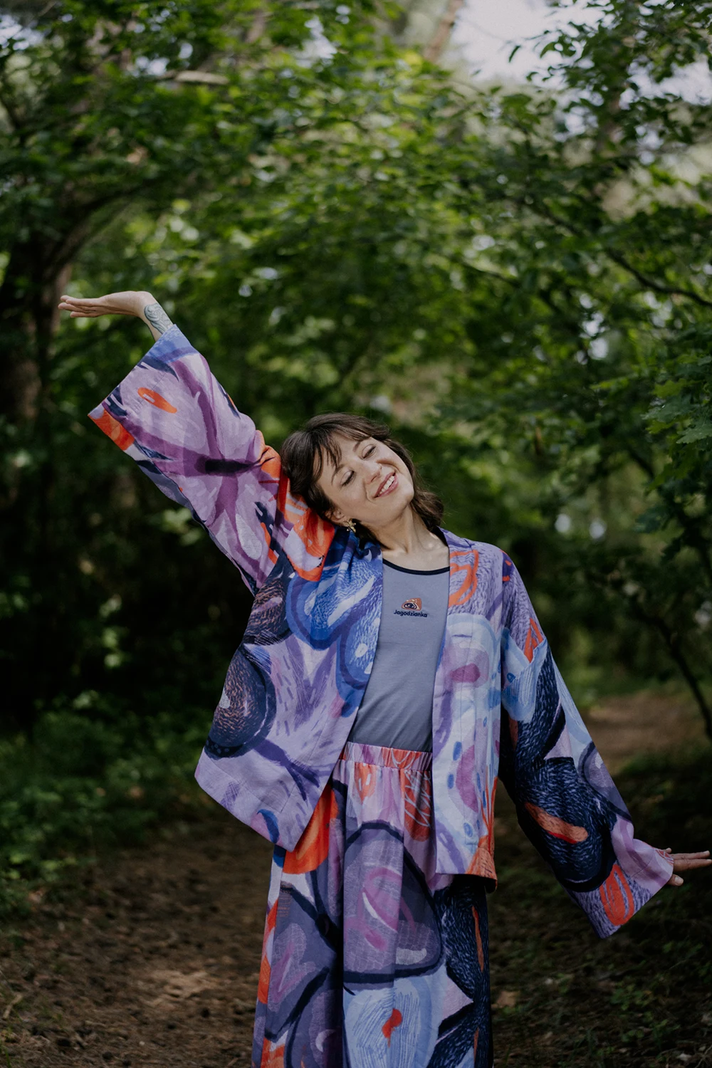 kimono Motyle, spódnica Motyle