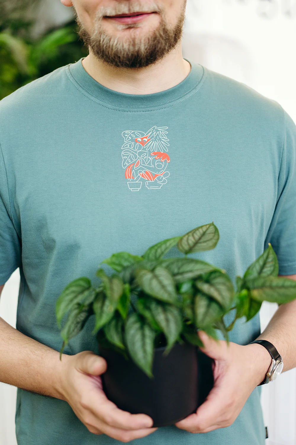 sweter dwustronny Tulipan